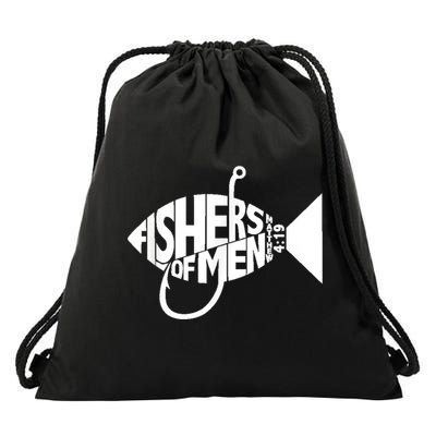 Matching Church Christian Group Bible Verse Fishers Of Men Drawstring Bag