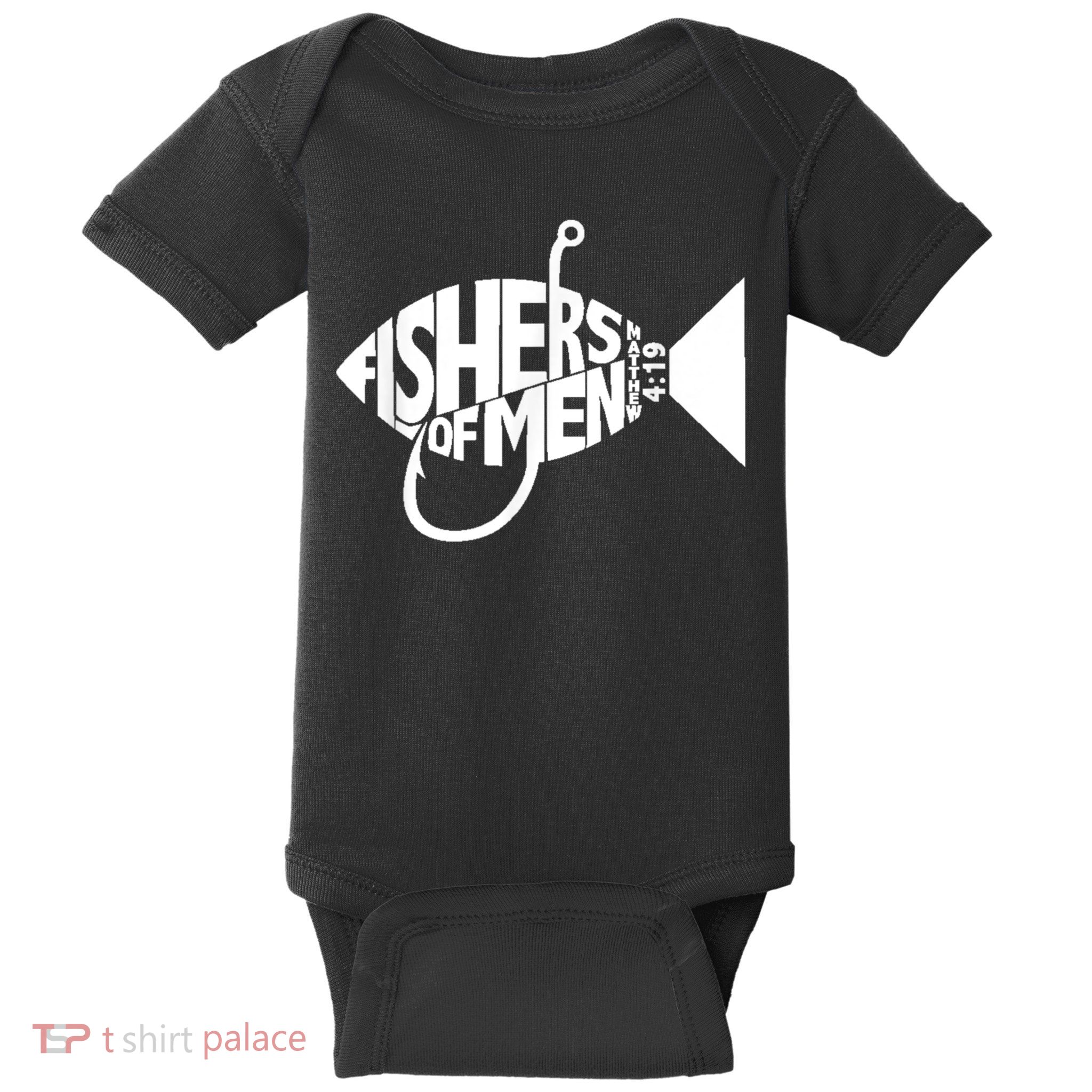 Matching Church Christian Group Bible Verse Fishers Of Men Baby Bodysuit