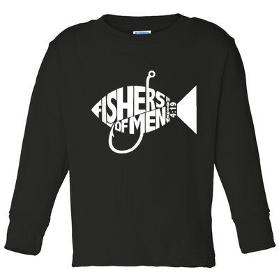 Matching Church Christian Group Bible Verse Fishers Of Men Toddler Long Sleeve Shirt