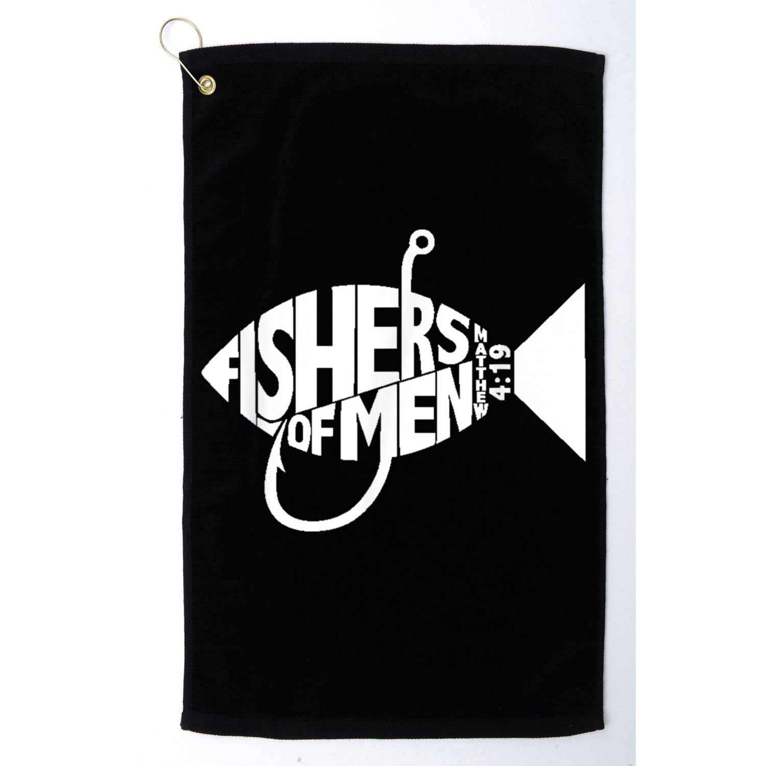 Matching Church Christian Group Bible Verse Fishers Of Men Golf Towel
