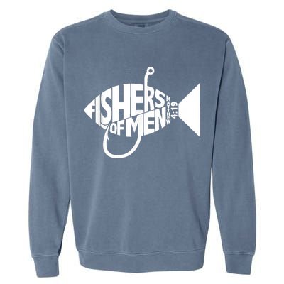 Matching Church Christian Group Bible Verse Fishers Of Men Garment-Dyed Sweatshirt