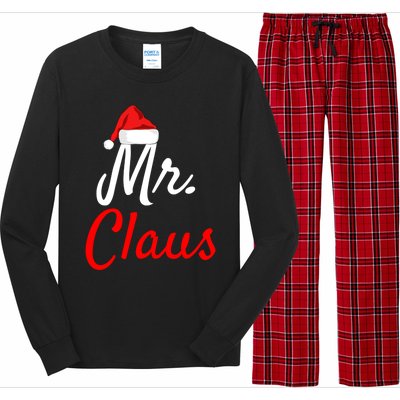 Mr Claus Cute Gift Daddy Claus Mama Claus Sweaters Pjs Cute Gift Long Sleeve Pajama Set