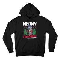 Meowy Christmas Cute Gift Hoodie