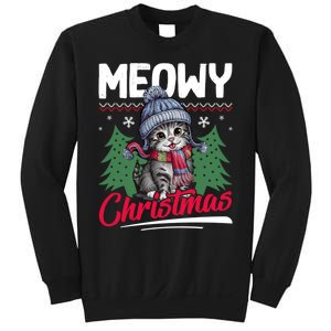 Meowy Christmas Cute Gift Sweatshirt