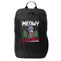 Meowy Christmas Cute Gift City Backpack