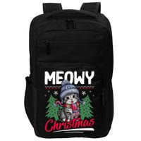 Meowy Christmas Cute Gift Impact Tech Backpack