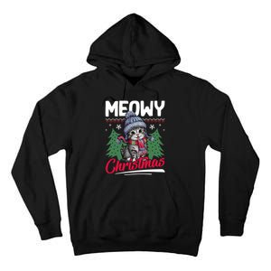 Meowy Christmas Cute Gift Tall Hoodie