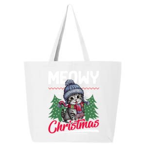 Meowy Christmas Cute Gift 25L Jumbo Tote