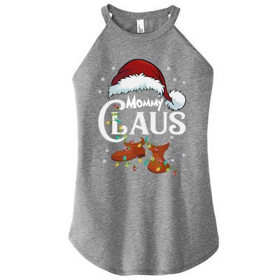 Mommy Claus Christmas Mommy Santa Family Matching Pjs Meaningful Gift Women’s Perfect Tri Rocker Tank