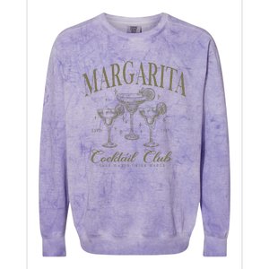 Margarita Cocktail Club Colorblast Crewneck Sweatshirt