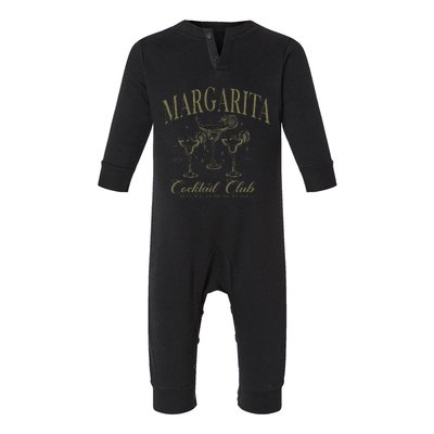 Margarita Cocktail Club Infant Fleece One Piece