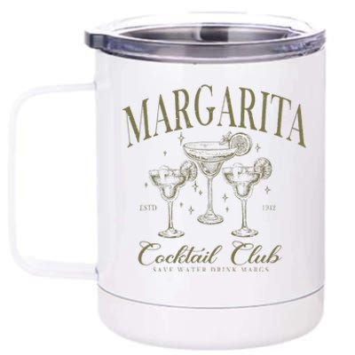 Margarita Cocktail Club 12 oz Stainless Steel Tumbler Cup