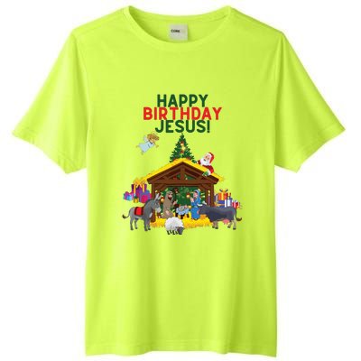 Merry Christmas Christian Happy Birthday Jesus Christ Xmas Tall Fusion ChromaSoft Performance T-Shirt