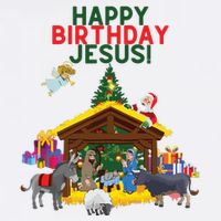 Merry Christmas Christian Happy Birthday Jesus Christ Xmas Tall T-Shirt