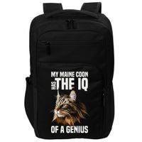 Maine Coon Cat IQ Genius Impact Tech Backpack