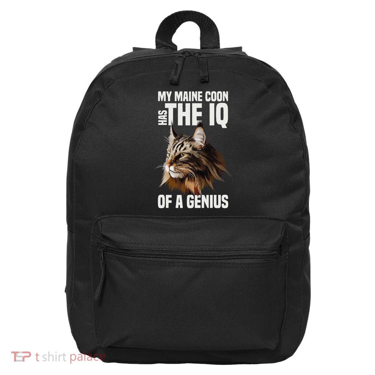 Maine Coon Cat IQ Genius 16 in Basic Backpack
