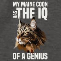 Maine Coon Cat IQ Genius Vector Backpack