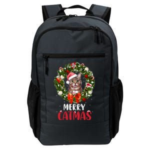 Merry Catmas Cat Christmas Xmas Daily Commute Backpack