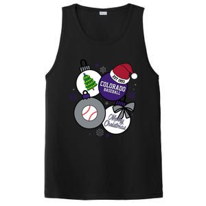 Merry Christmas Colorado Baseball Est 1993 PosiCharge Competitor Tank