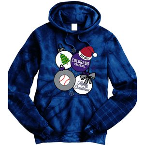 Merry Christmas Colorado Baseball Est 1993 Tie Dye Hoodie