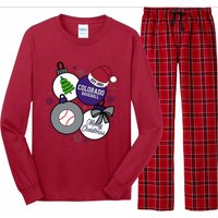 Merry Christmas Colorado Baseball Est 1993 Long Sleeve Pajama Set