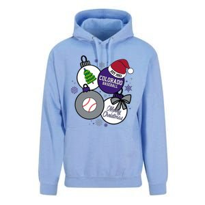 Merry Christmas Colorado Baseball Est 1993 Unisex Surf Hoodie