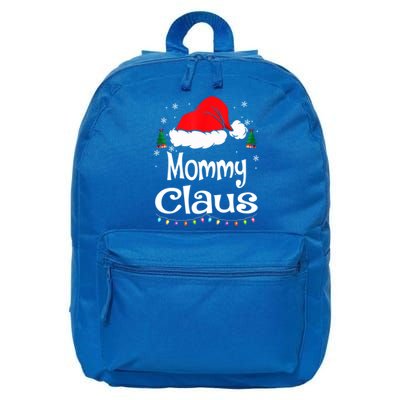 Mommy Claus Cute Gift Christmas Pajama Family Matching Xmas Gift 16 in Basic Backpack