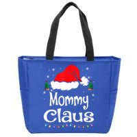 Mommy Claus Cute Gift Christmas Pajama Family Matching Xmas Gift Zip Tote Bag