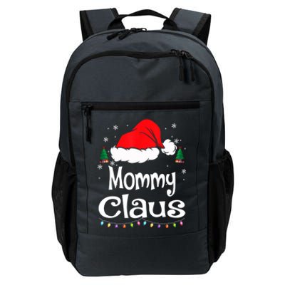 Mommy Claus Cute Gift Christmas Pajama Family Matching Xmas Gift Daily Commute Backpack