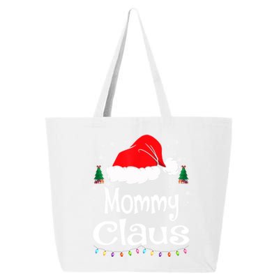 Mommy Claus Cute Gift Christmas Pajama Family Matching Xmas Gift 25L Jumbo Tote