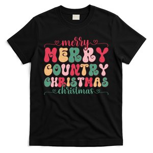 Merry Country Christmas Graphic T-Shirt