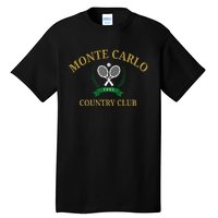 Monte Carlo Country Club Vintage Tennis Aesthetic Tall T-Shirt