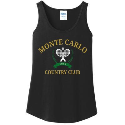 Monte Carlo Country Club Vintage Tennis Aesthetic Ladies Essential Tank