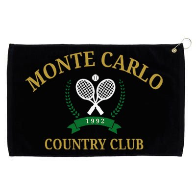 Monte Carlo Country Club Vintage Tennis Aesthetic Grommeted Golf Towel