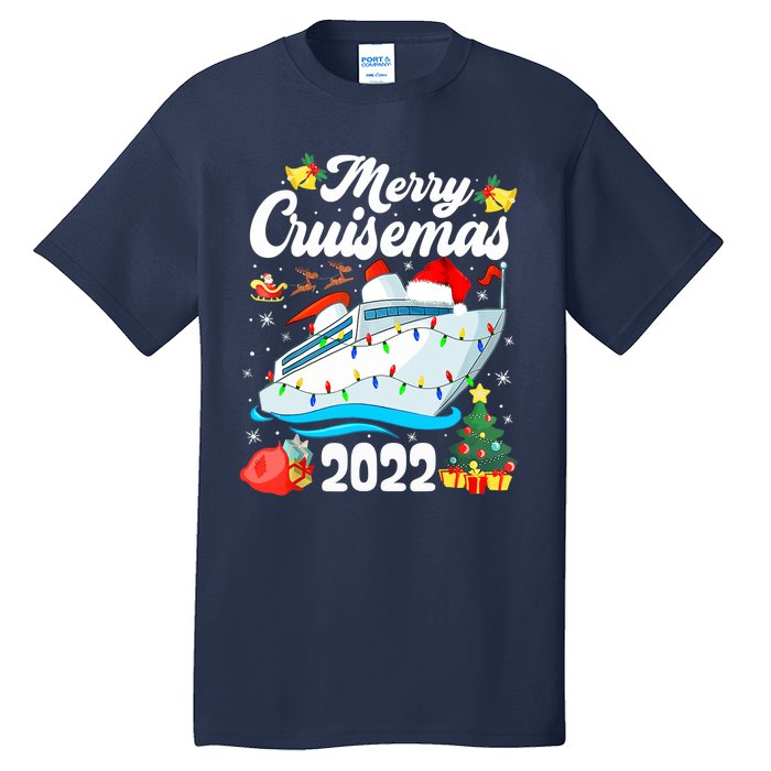 Merry Cruisemas Cruise Funny Christmas Family Xmas Gifts Tall T-Shirt