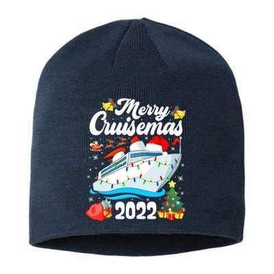 Merry Cruisemas Cruise Funny Christmas Family Xmas Gifts Sustainable Beanie