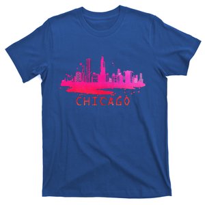 Modern Chicago Cityscape Souvenir Chicago Skyline T-Shirt