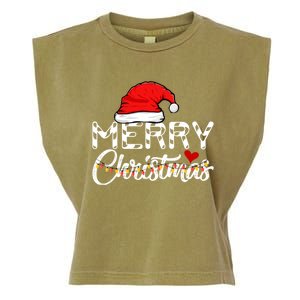 Merry Christmas Christmas Santa Claus Funny Family Christmas Great Gift Garment-Dyed Women's Muscle Tee