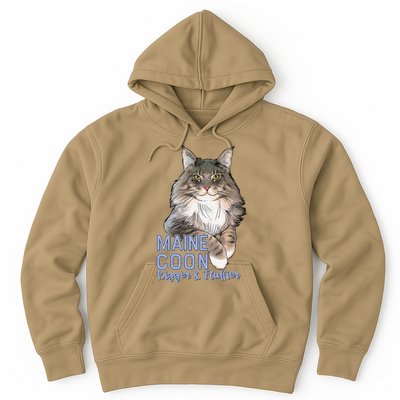 Maine Coon Cat Bigger & Fluffier Funny Hoodie