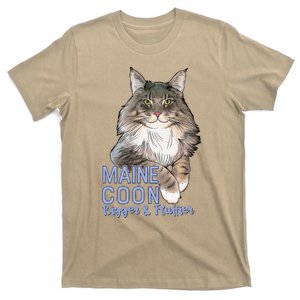 Maine Coon Cat Bigger & Fluffier Funny T-Shirt