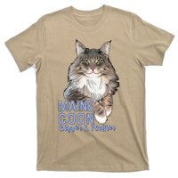 Maine Coon Cat Bigger & Fluffier Funny T-Shirt