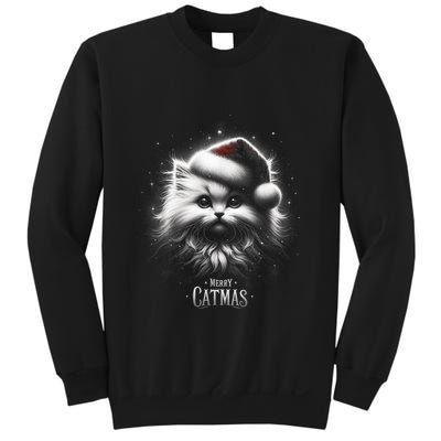 Merry Catmas Cat Lover Funny Christmas Sweatshirt