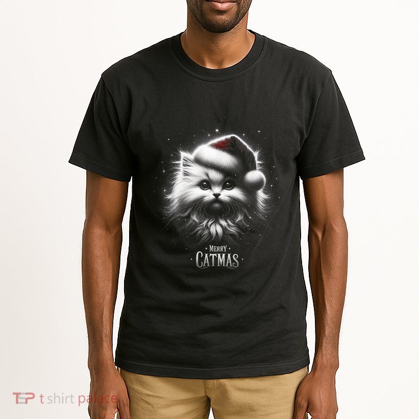 Merry Catmas Cat Lover Funny Christmas Tall T-Shirt
