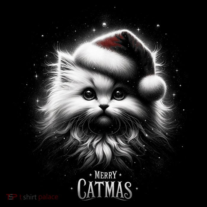 Merry Catmas Cat Lover Funny Christmas 16 in Basic Backpack
