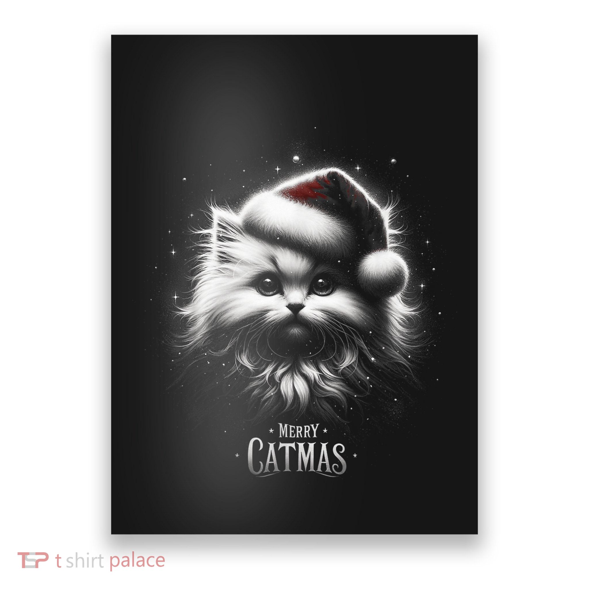 Merry Catmas Cat Lover Funny Christmas Poster