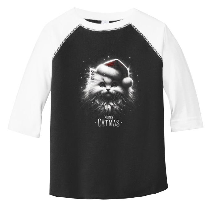 Merry Catmas Cat Lover Funny Christmas Toddler Fine Jersey T-Shirt