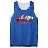 Merry Camping Christmas Vintage Truck Camper RvErs Great Gift Mesh Reversible Basketball Jersey Tank