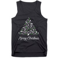 Merry Catmas Christmas Cat Tree Cats Funny Meowy Cats Lovers Tank Top