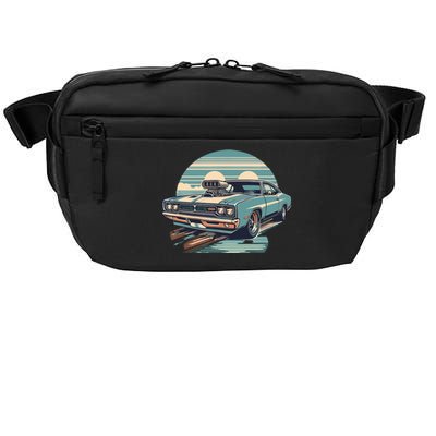 Muscle Car (Classic Vintage Retro Design) Crossbody Pack