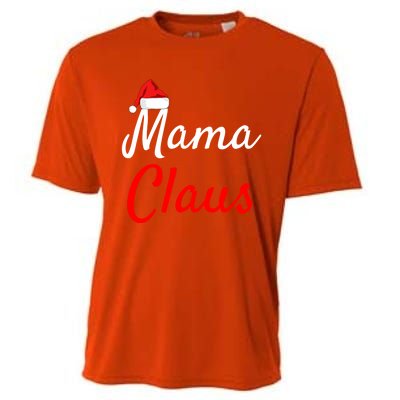 Mama Claus Cool Gift Daddy Claus Mama Claus Sweaters Pjs Cool Gift Cooling Performance Crew T-Shirt